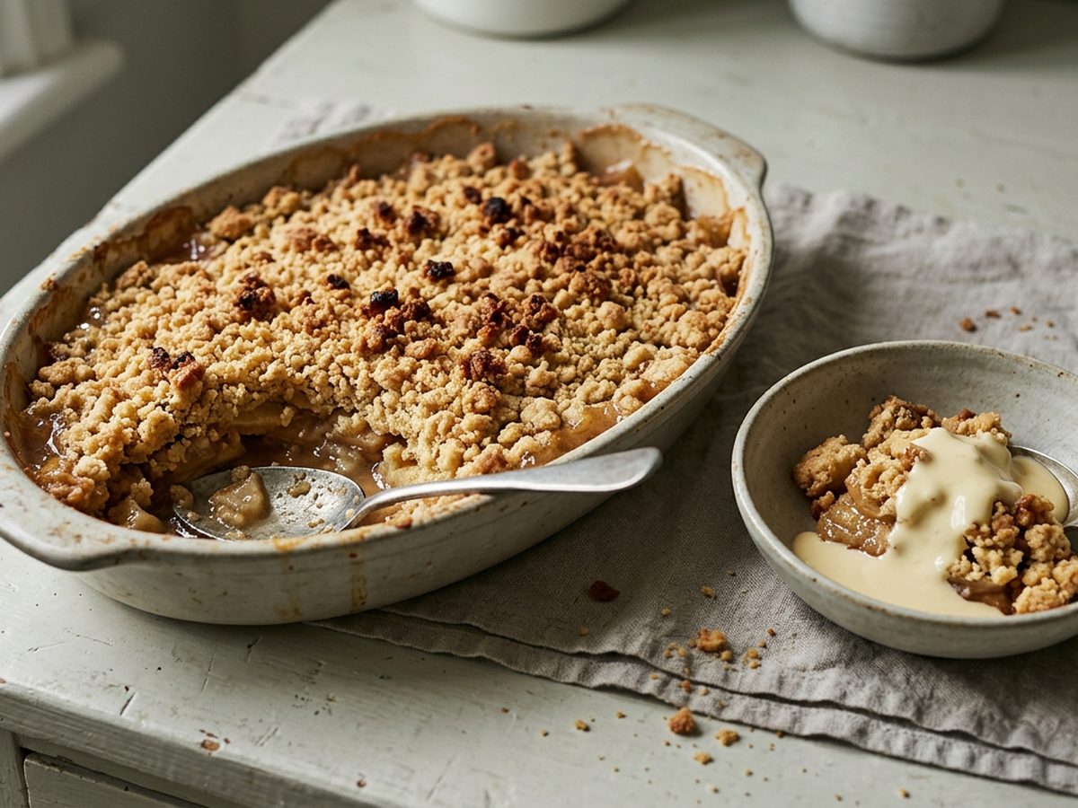 Illustration of Apple Crumble