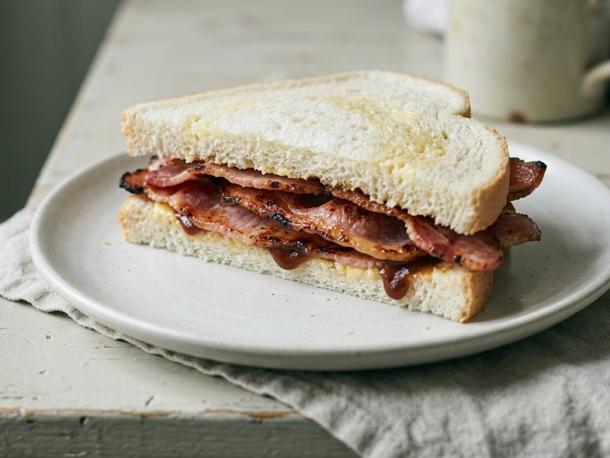 Illustration of Bacon Butty