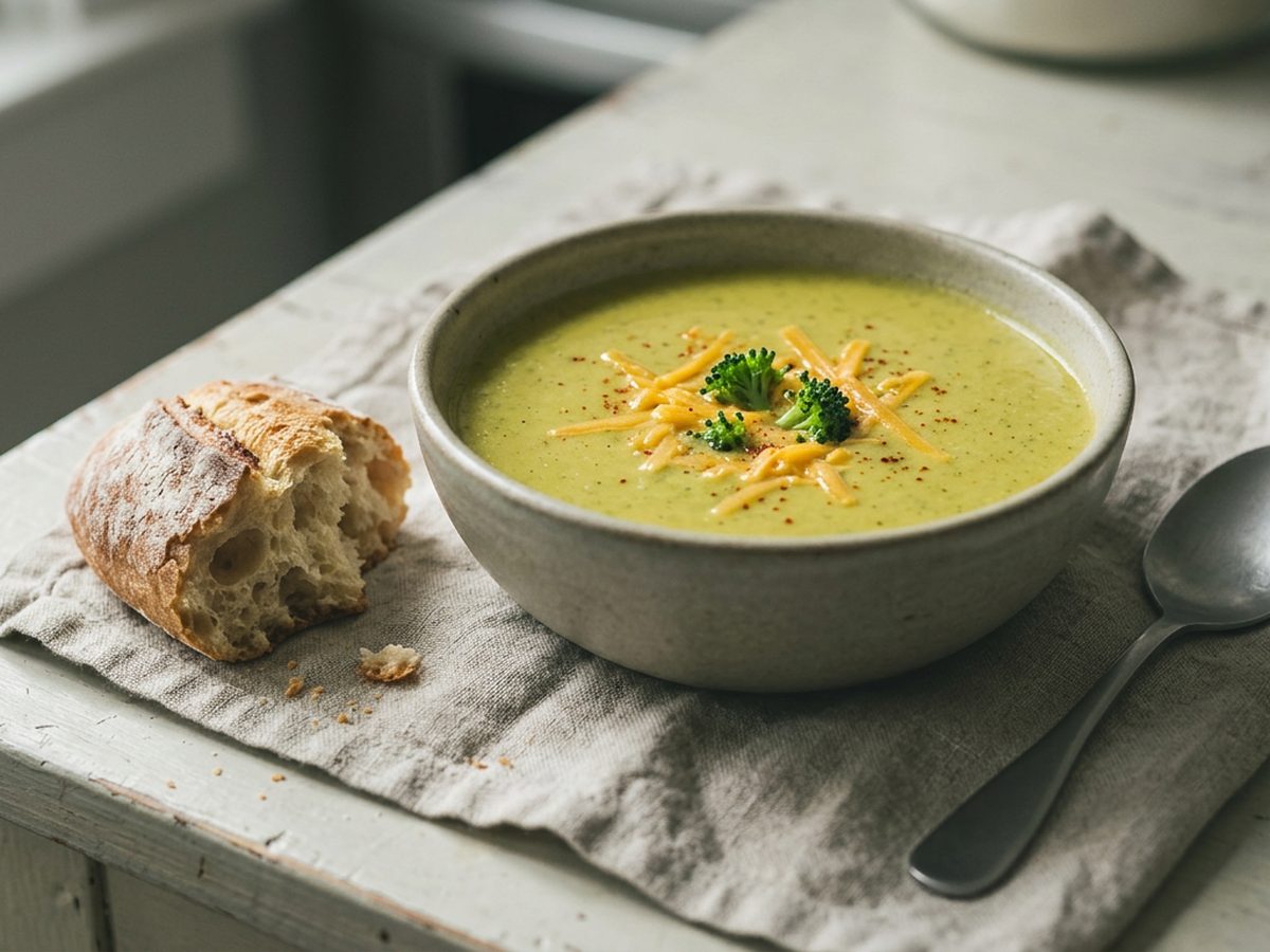 Illustration of Broccoli Cheddar Soup