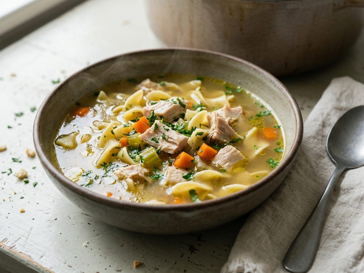 Illustration of Chicken Noodle Soup
