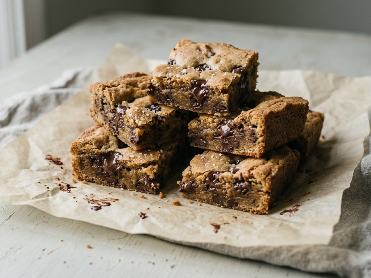 Illustration of Chocolate Chip Cookie Bars