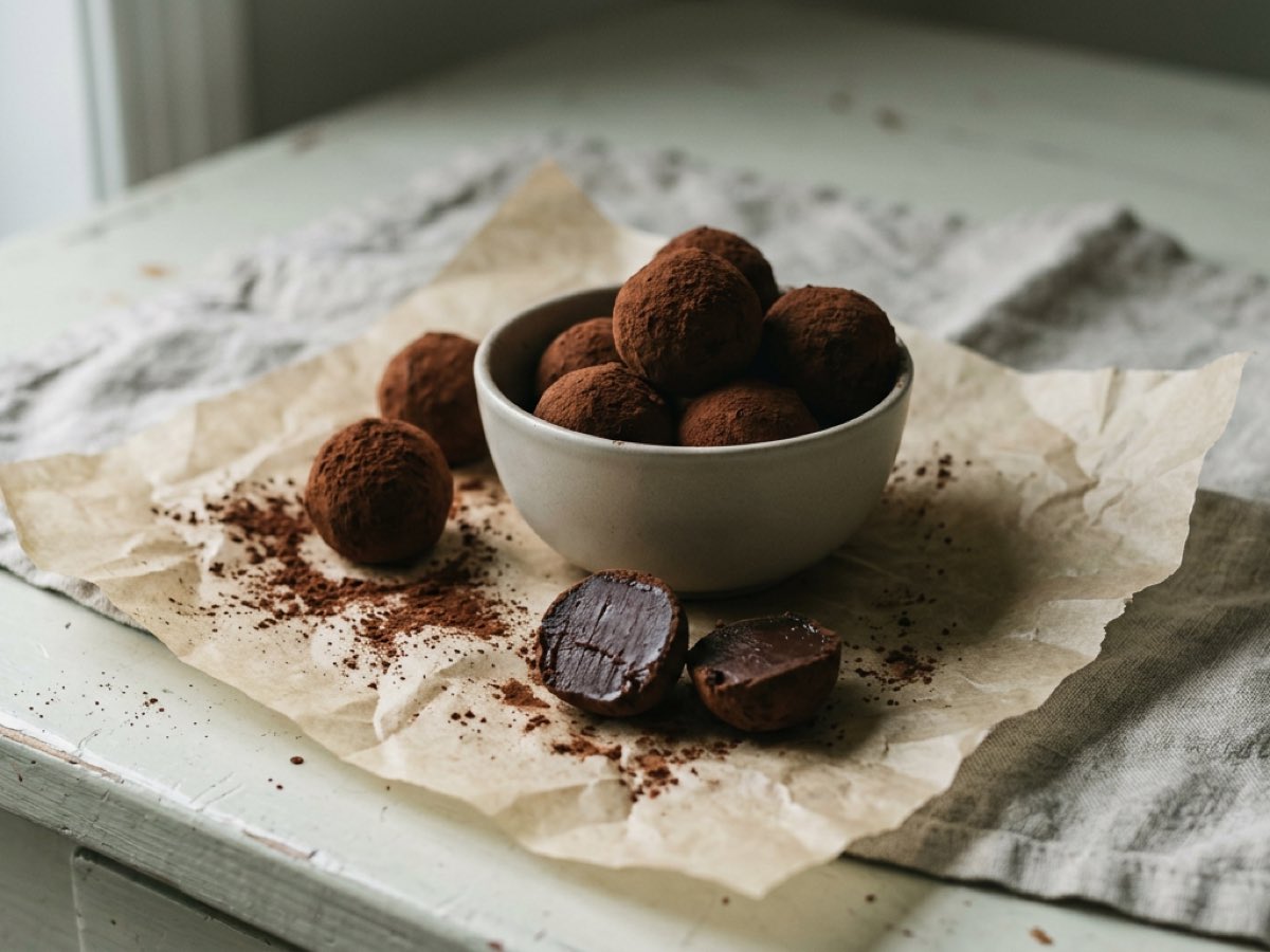 Illustration of Chocolate Truffles
