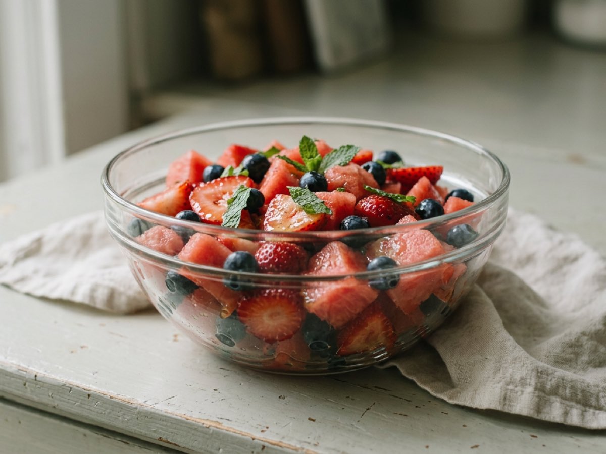 Illustration of Classic Fruit Salad