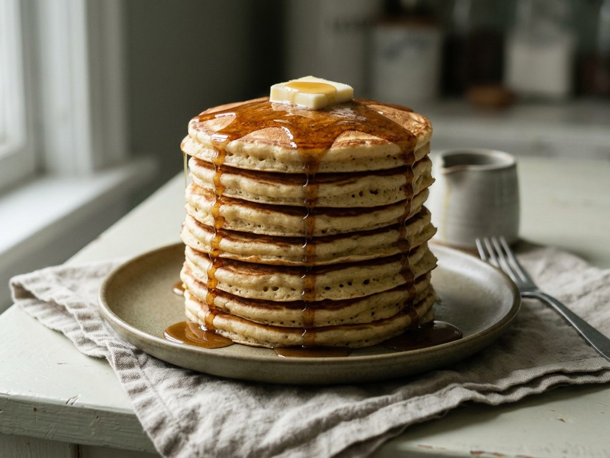 Illustration of Fluffy Pancakes