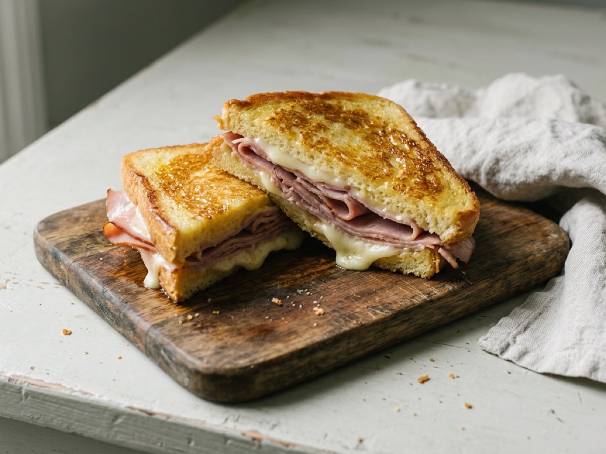 Illustration of Ham and Cheese Sandwich
