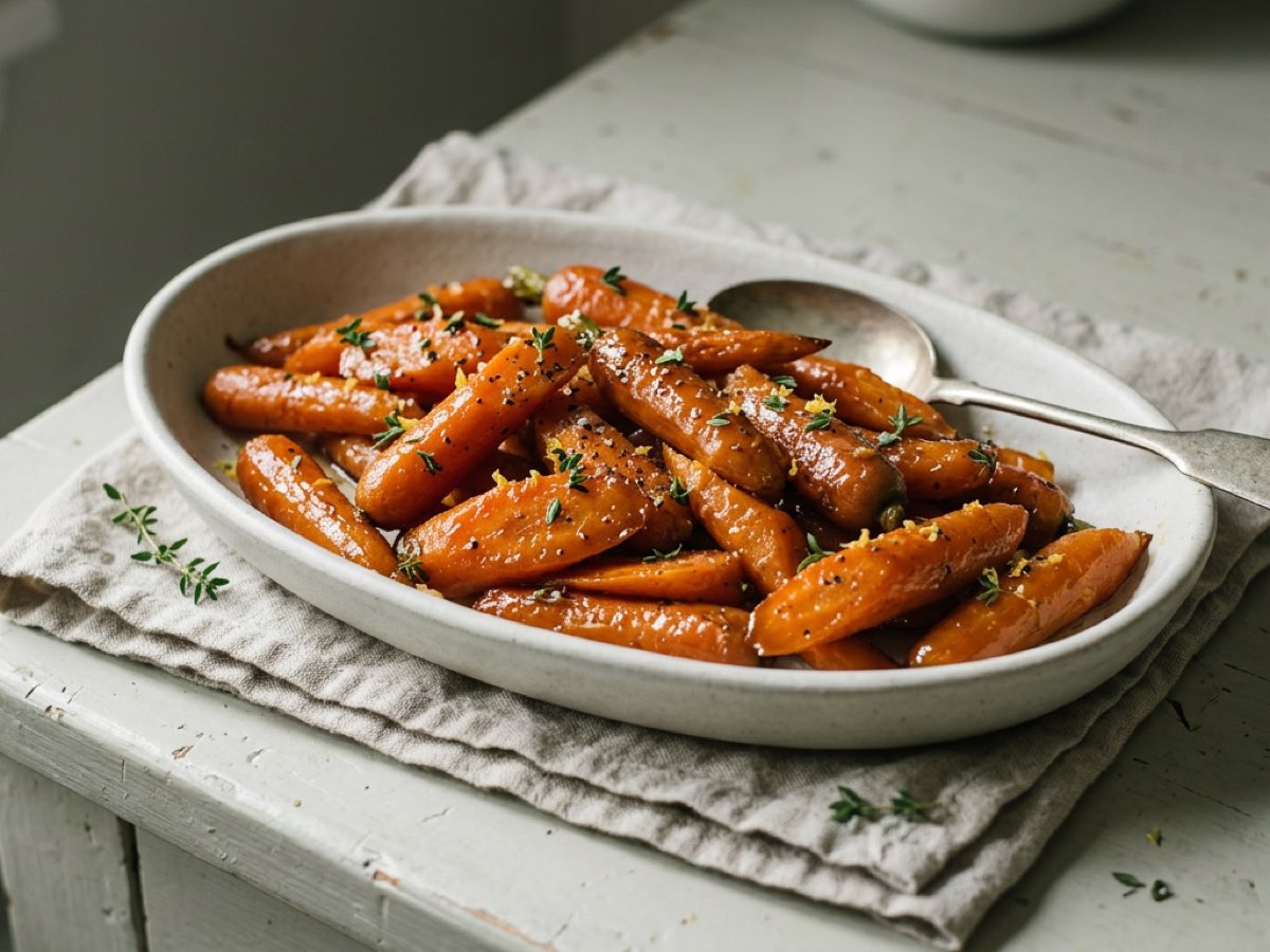 Illustration of Honey Glazed Carrots