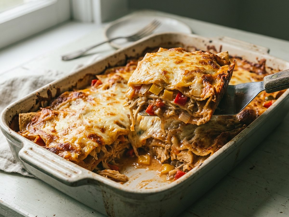 Illustration of King Ranch Chicken Casserole