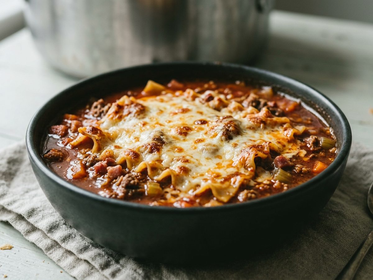 Illustration of Lasagna Soup