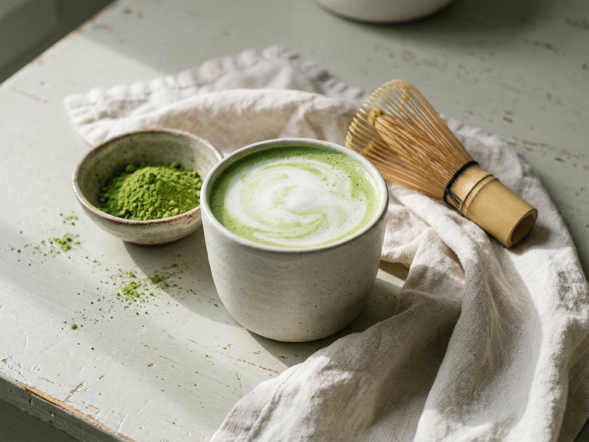 Illustration of Matcha Latte