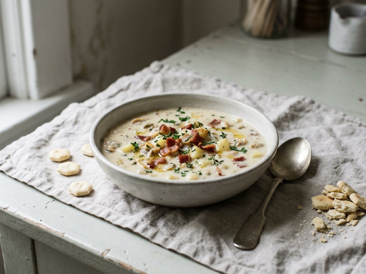 Illustration of New England Clam Chowder