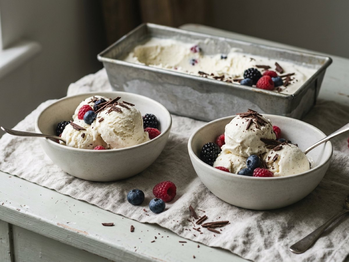 Illustration of No-Churn Ice Cream