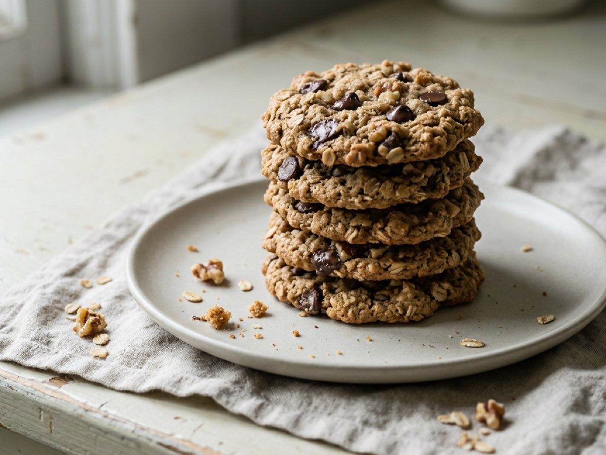 Illustration of Oatmeal Chocolate Chip Cookies
