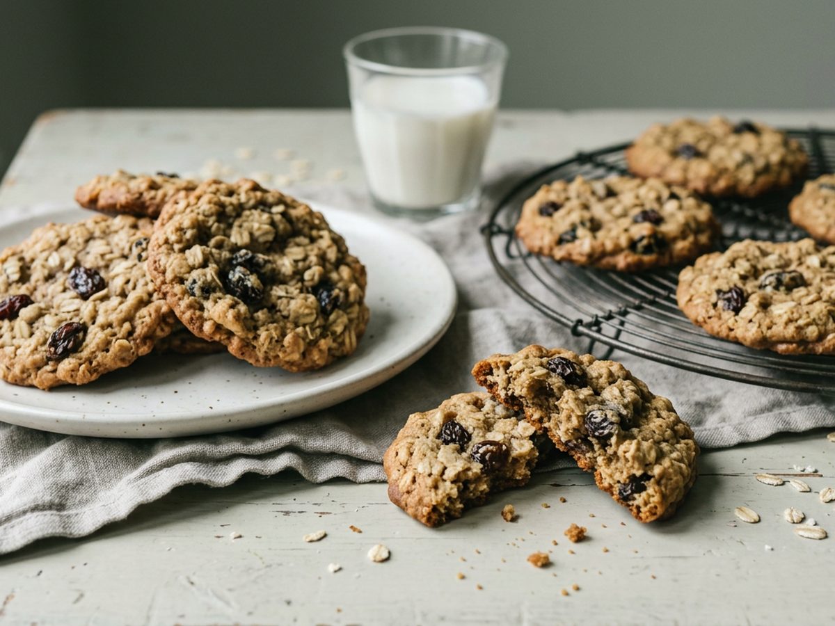Illustration of Oatmeal Raisin Cookies