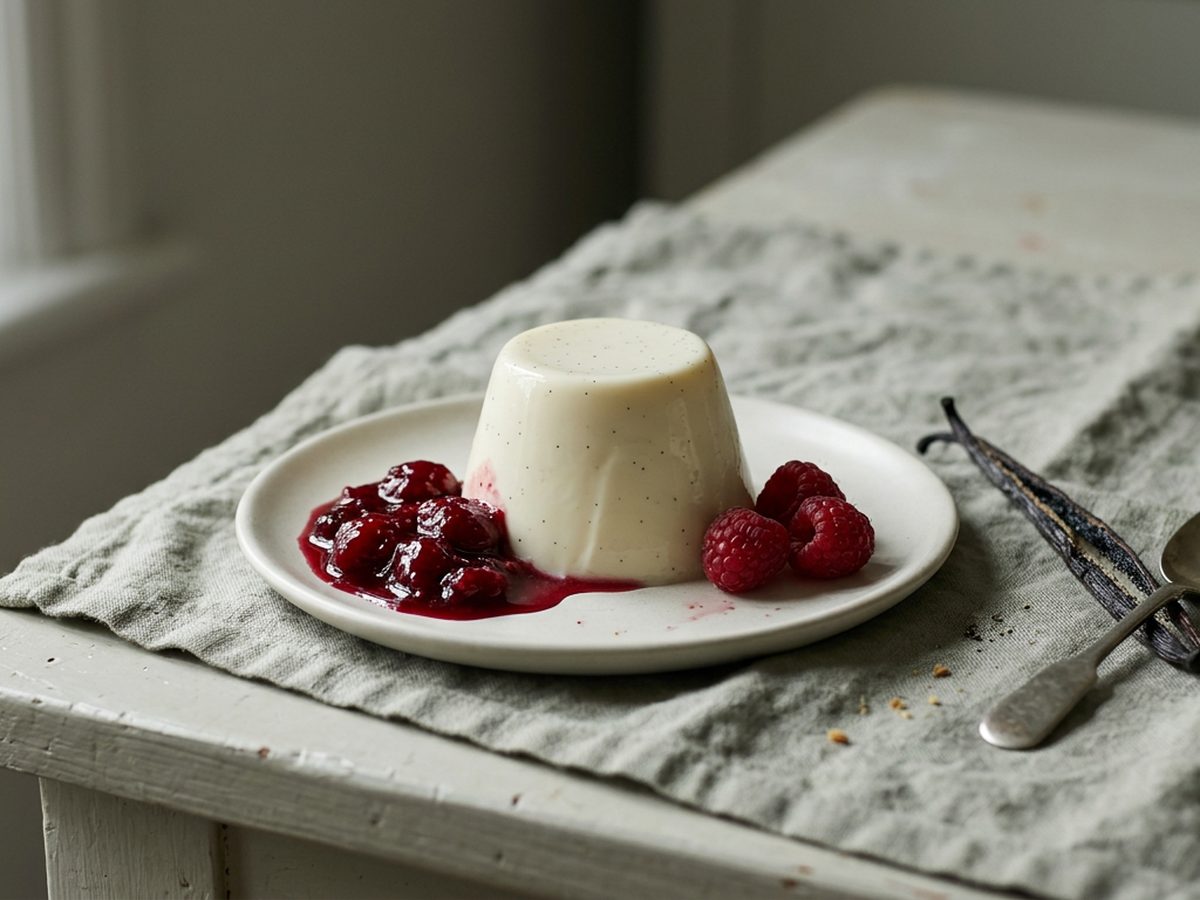 Illustration of Panna Cotta