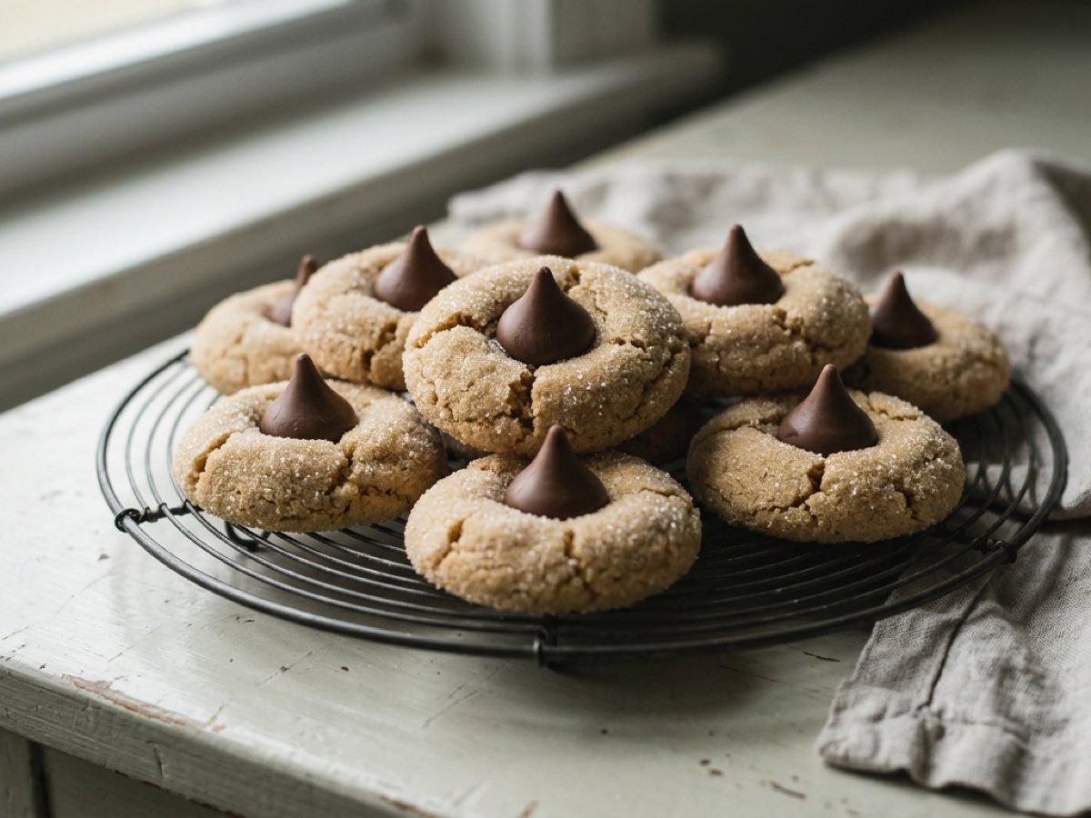 Illustration of Peanut Butter Blossoms