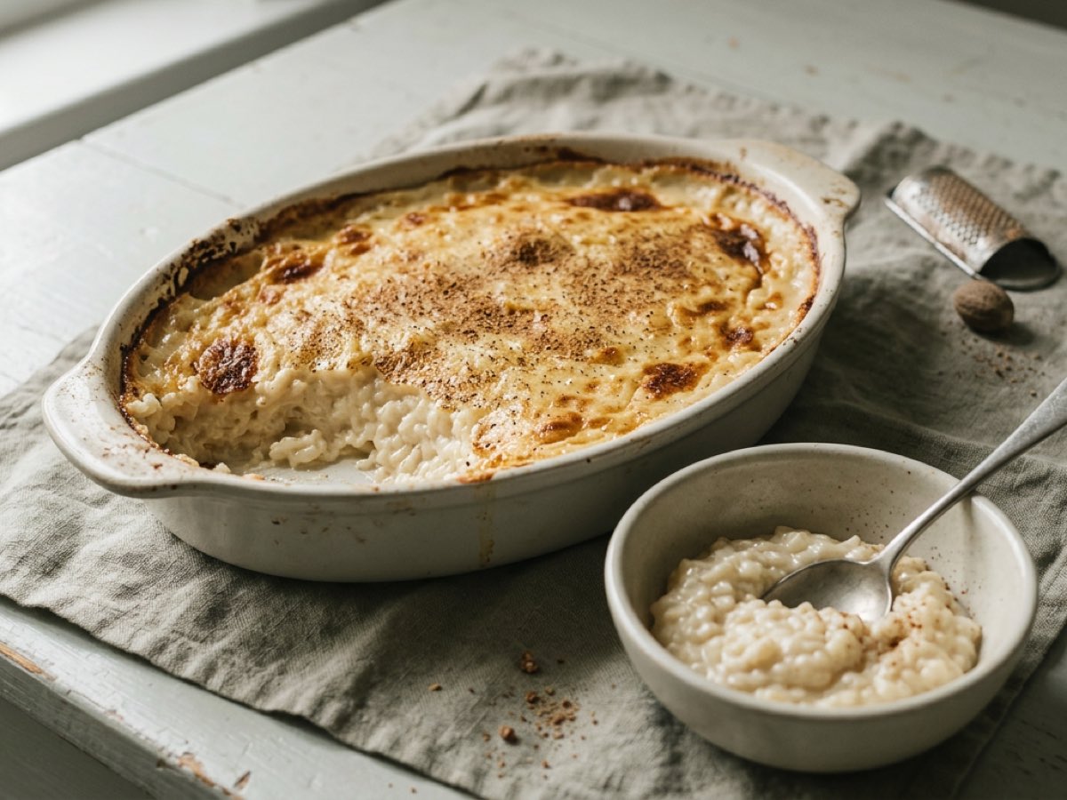 Illustration of Rice Pudding