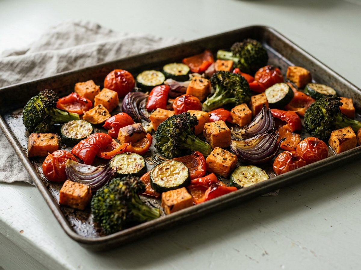 Illustration of Sheet-Pan Roasted Vegetables