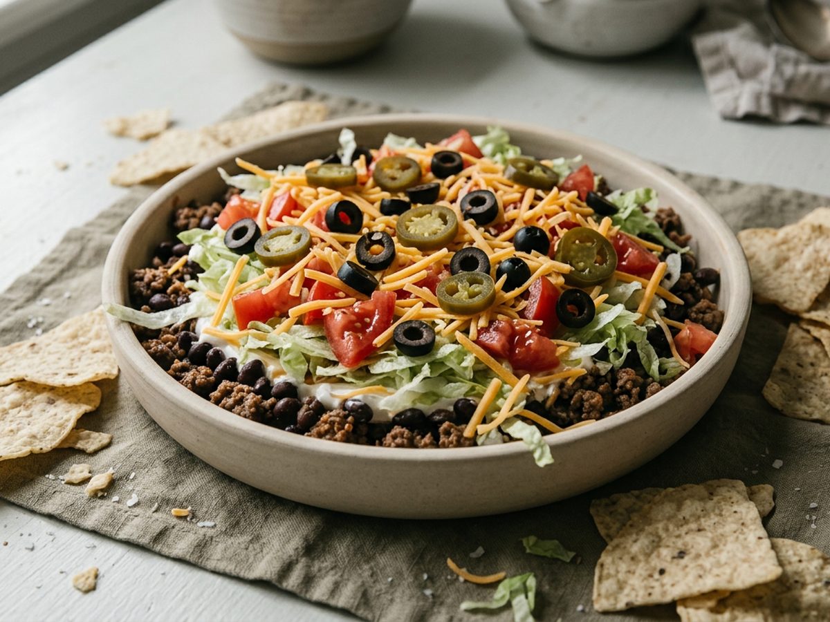 Illustration of Taco Dip