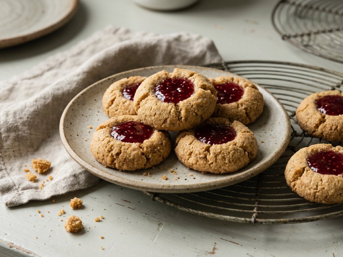 Illustration of Thumbprint Cookies