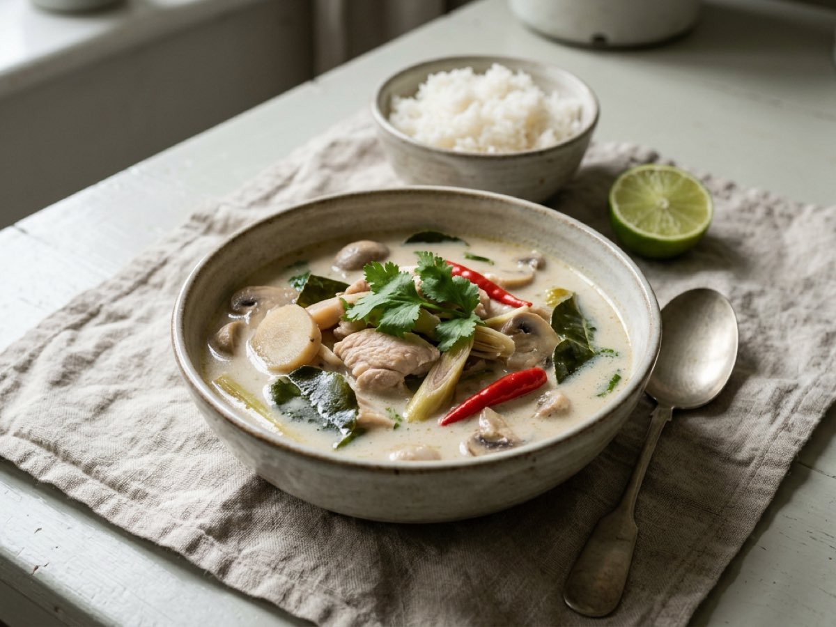 Illustration of Tom Kha Gai
