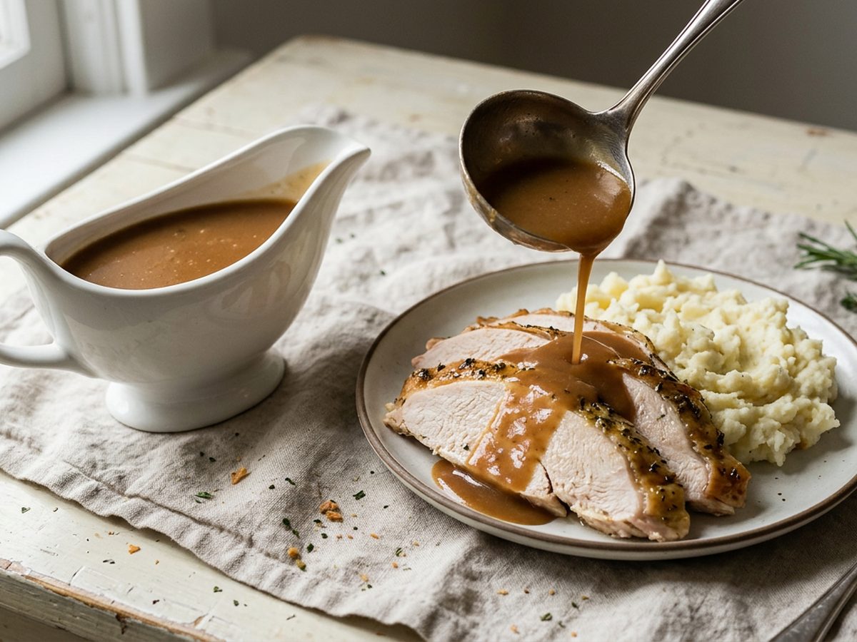 Illustration of Turkey Gravy