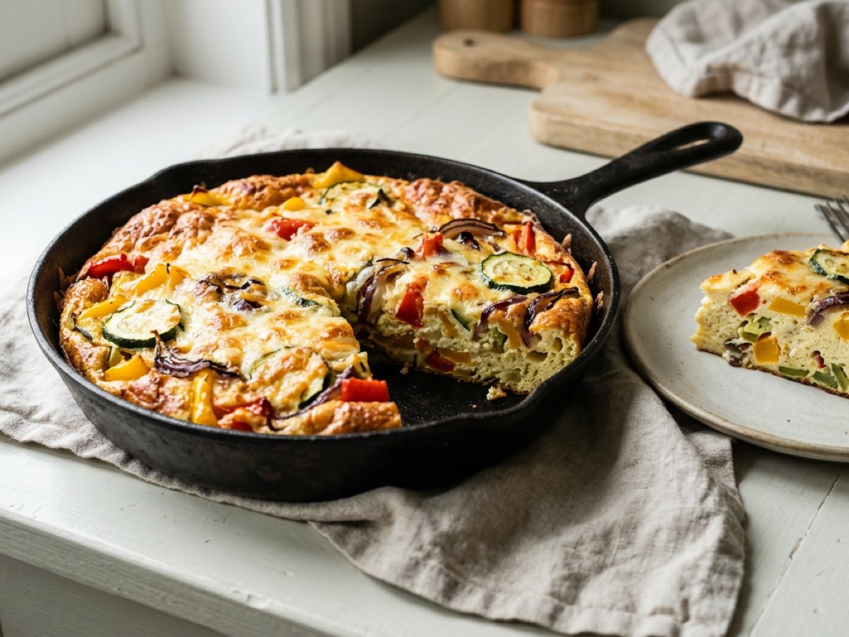 Illustration of Vegetable Frittata